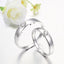 18k White Gold Couples' Rings - Amore