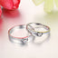 18k White Gold Couples' Rings - Amore
