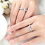 18k White Gold Couples' Rings - Concordia