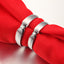 18k White Gold Couples' Rings with Round Brilliant Diamonds - Lucida
