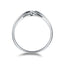 18k White Gold Couples' Rings with Round Brilliant Diamonds - Lucida