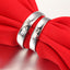 18k White Gold Couples' Rings - Amore