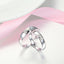 18k White Gold Couples' Rings - Amore