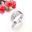 18k White and Yellow Gold Men's Ring - Round Diamond