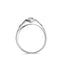 18k White and Yellow Gold Men's Ring - Geometric