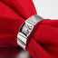 18k White and Yellow Gold Men's Ring - Geometric