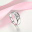 18k White and Yellow Gold Men's Ring - Side Accents