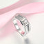 18k White and Yellow Gold Men's Ring - Polished and Brushed