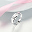 18k White and Yellow Gold Men's Ring - Polished and Brushed