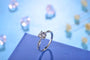 Twist Single Row Micro-Pavé Tiger Claw setting Diamond Engagement Ring